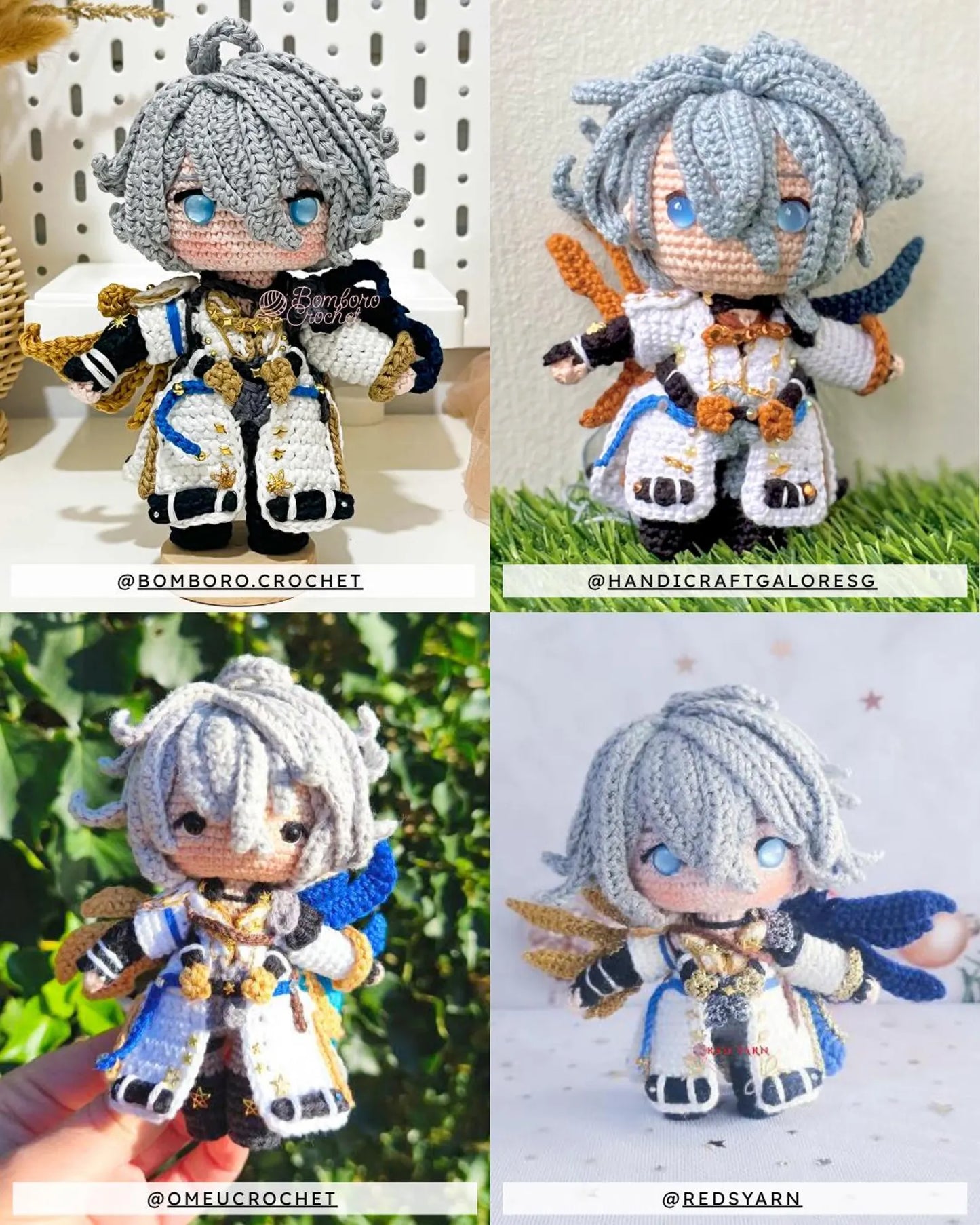 Crochet PDF Pattern: "PHAINON" Chibi Amigurumi
