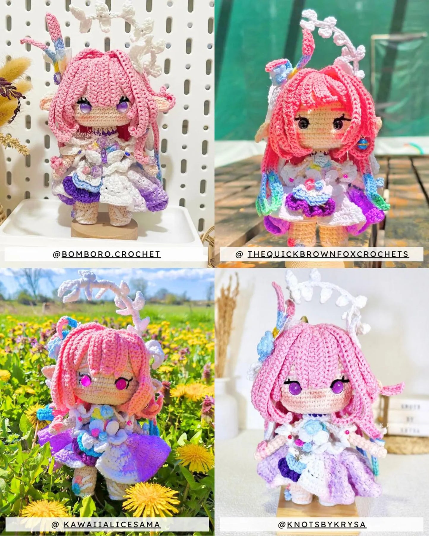 Crochet PDF Pattern: "CYRENE" Chibi Amigurumi