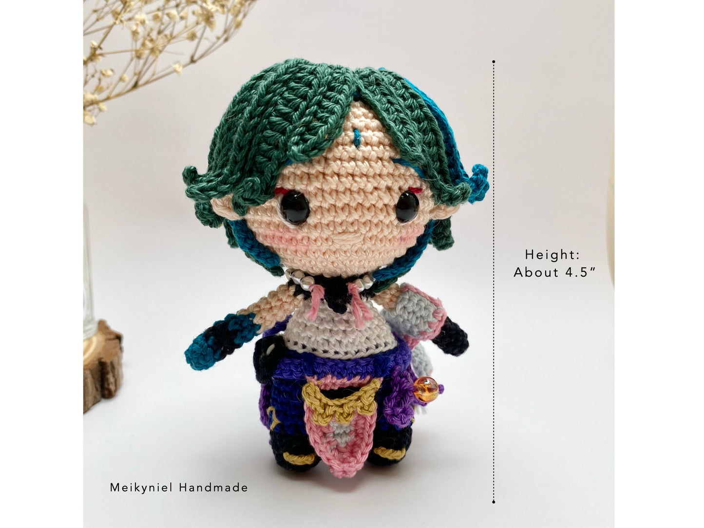 Crochet PDF Pattern : Chibi Amigurumi "Xiao"