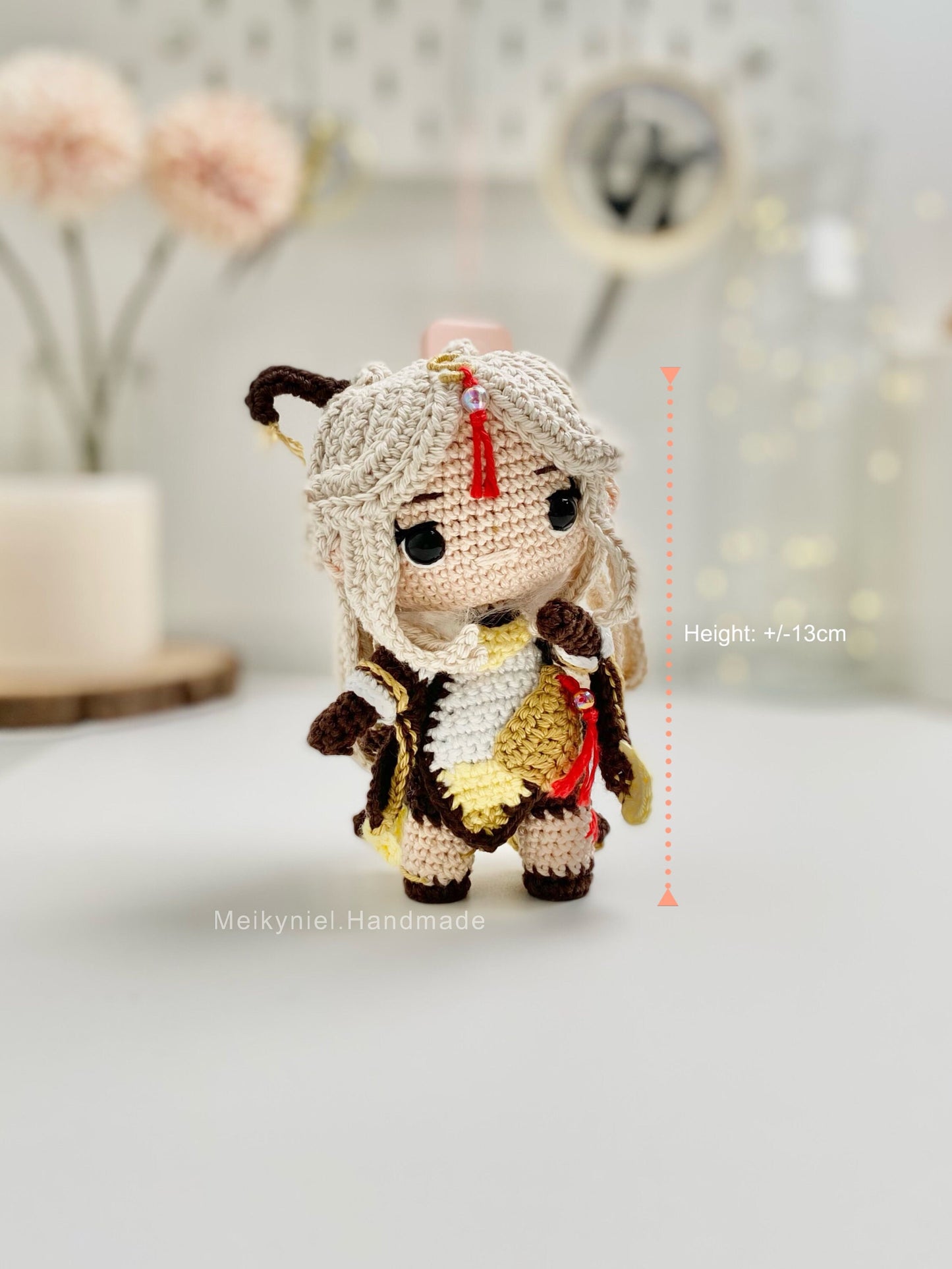 Crochet PDF Pattern: "Ningguang" Chibi Amigurumi