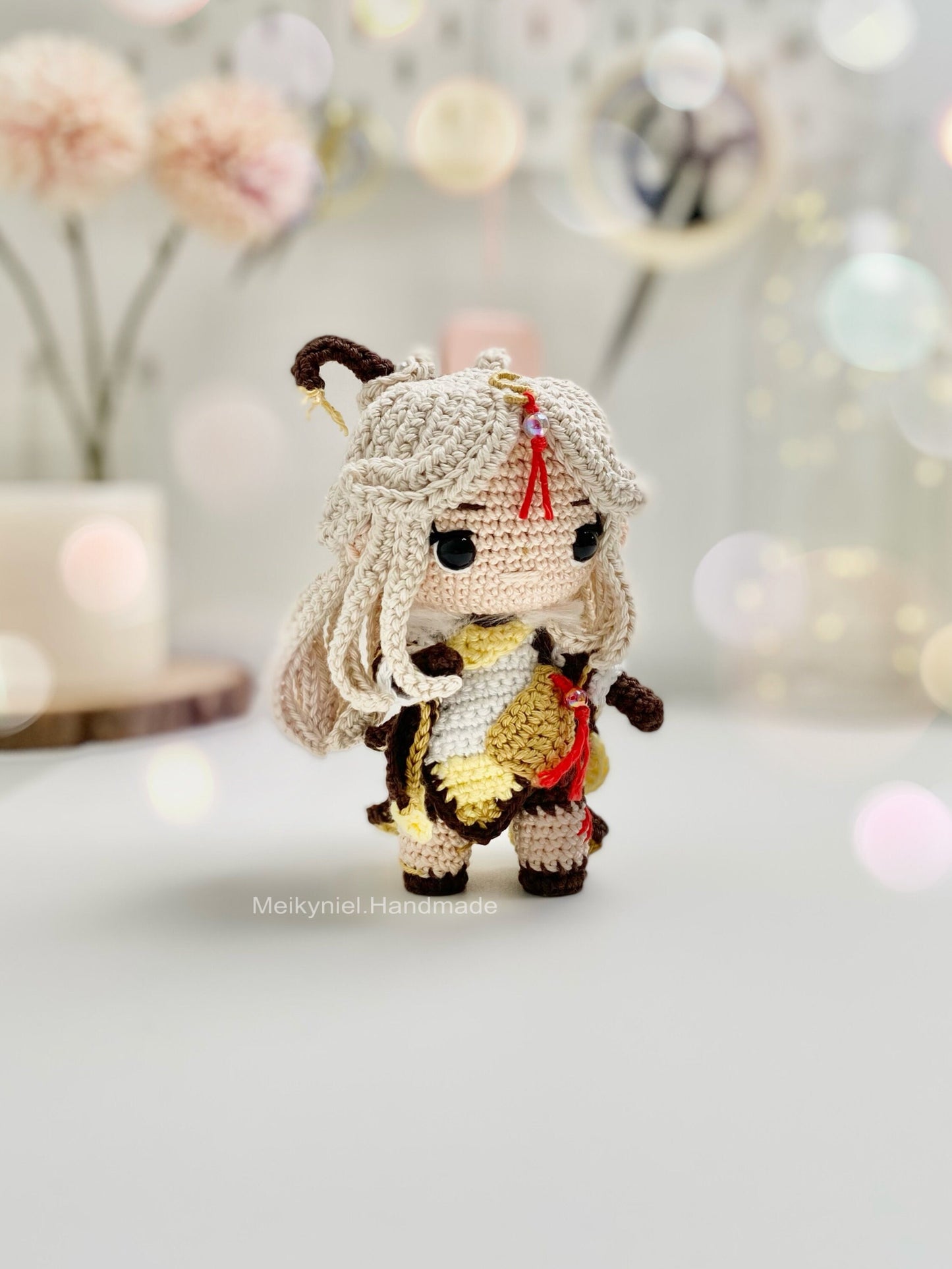 Crochet PDF Pattern: "Ningguang" Chibi Amigurumi