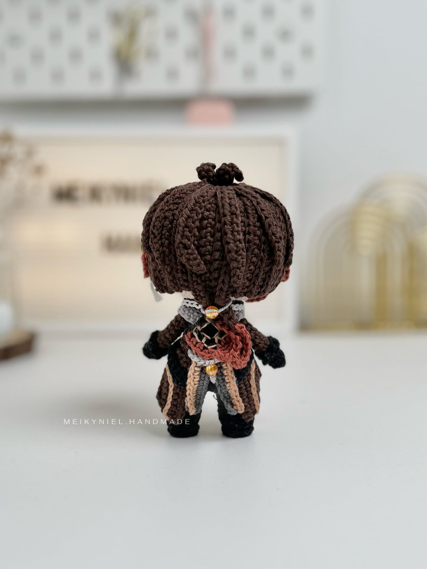 Crochet PDF Pattern: "Zhongli" Chibi Amigurumi