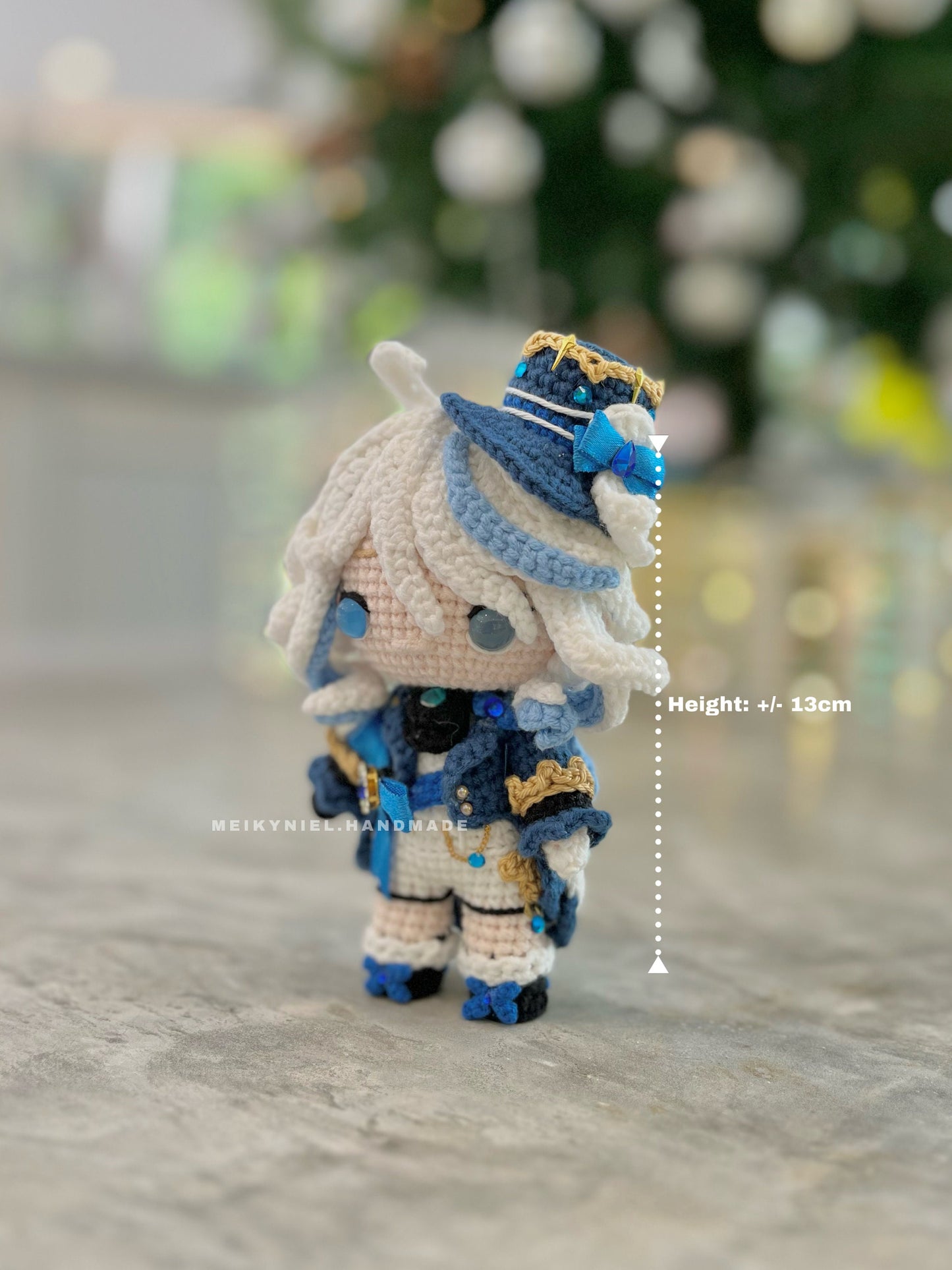 Crochet PDF Pattern: "FURINA" Chibi Amigurumi