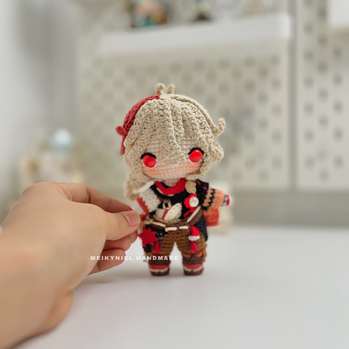 Crochet PDF Pattern: "KAZUHA" Chibi Amigurumi