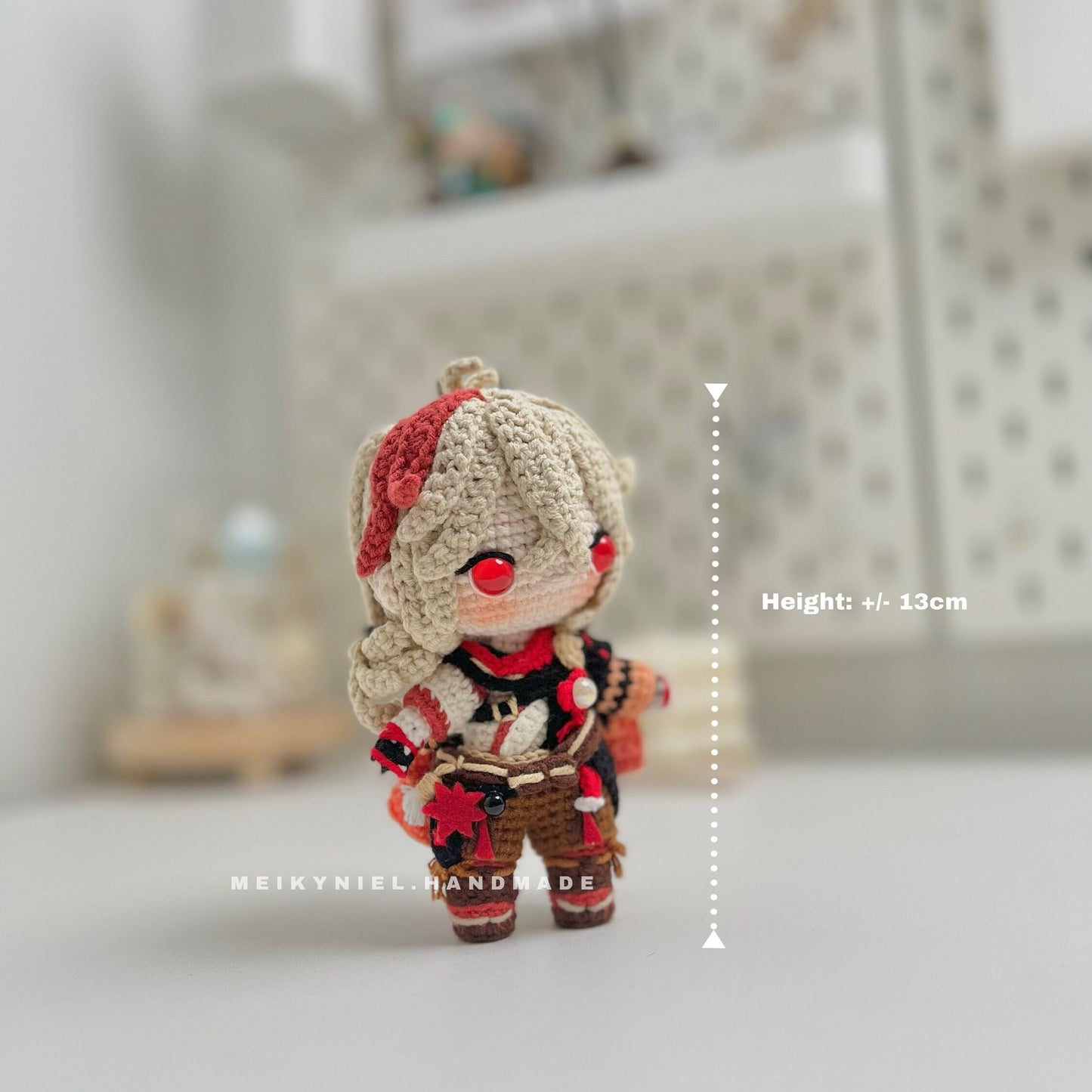 Crochet PDF Pattern: "KAZUHA" Chibi Amigurumi
