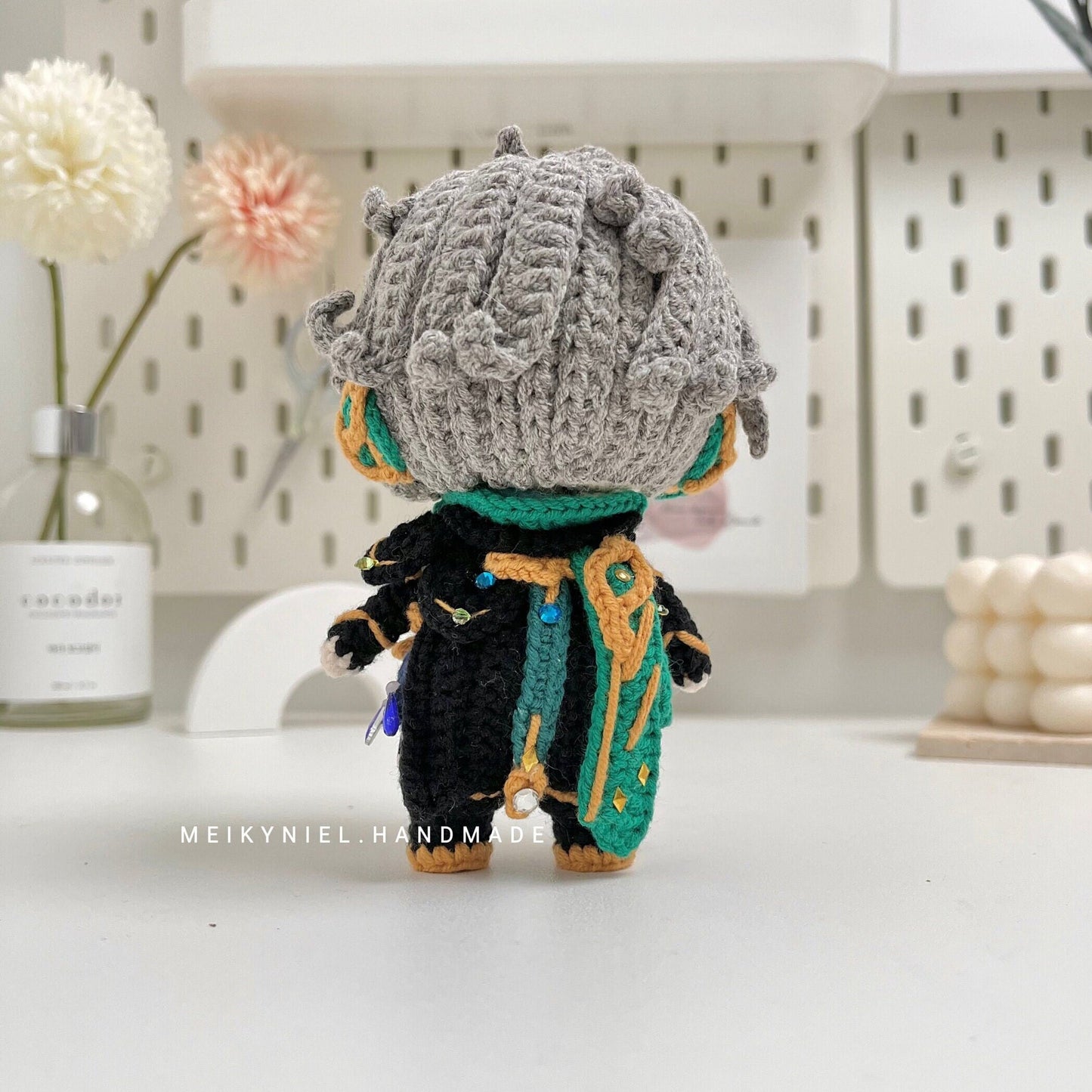 Crochet PDF Pattern: "AL-HAITHAM" Chibi Amigurumi