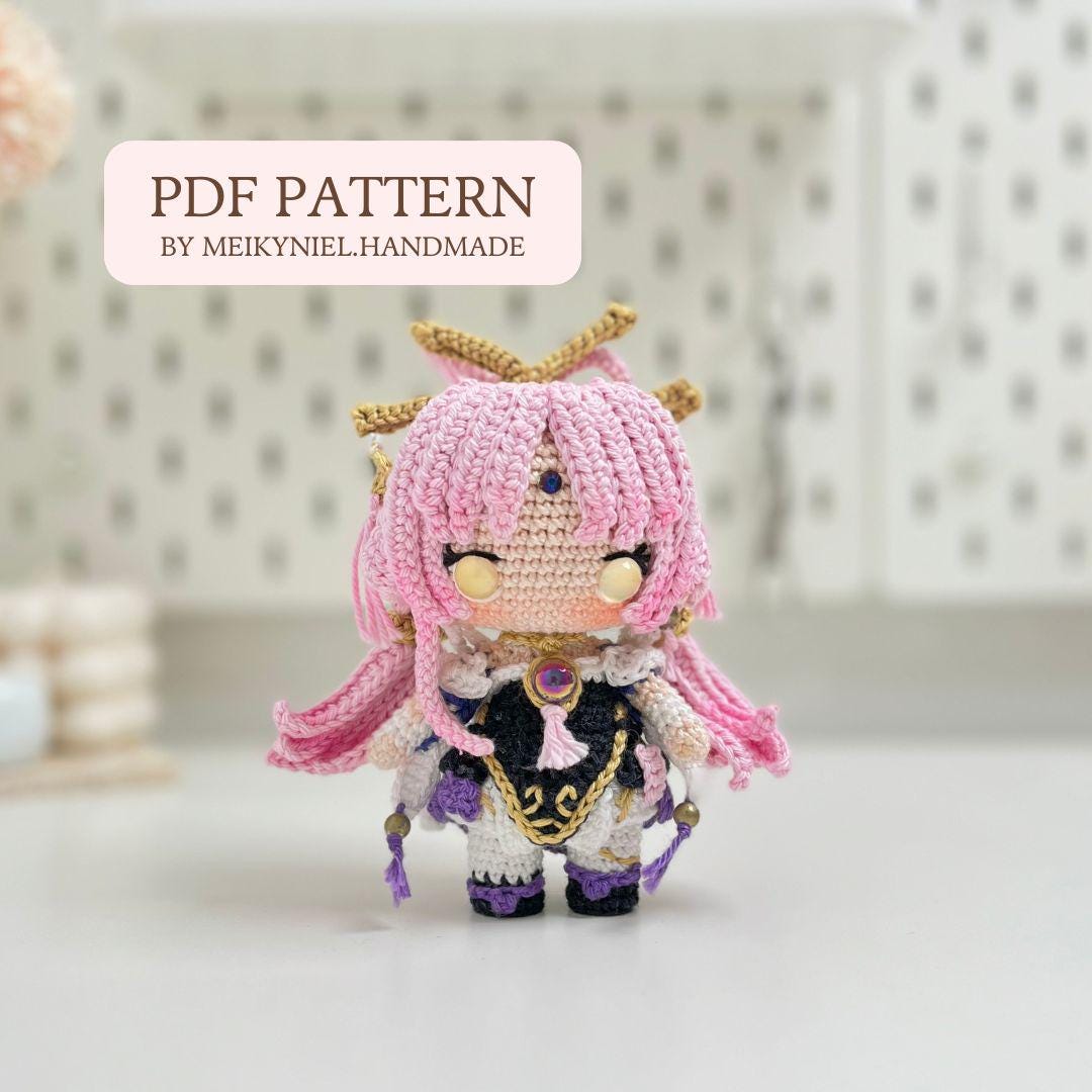 Crochet PDF Pattern: "Fu Xuan" Chibi Amigurumi
