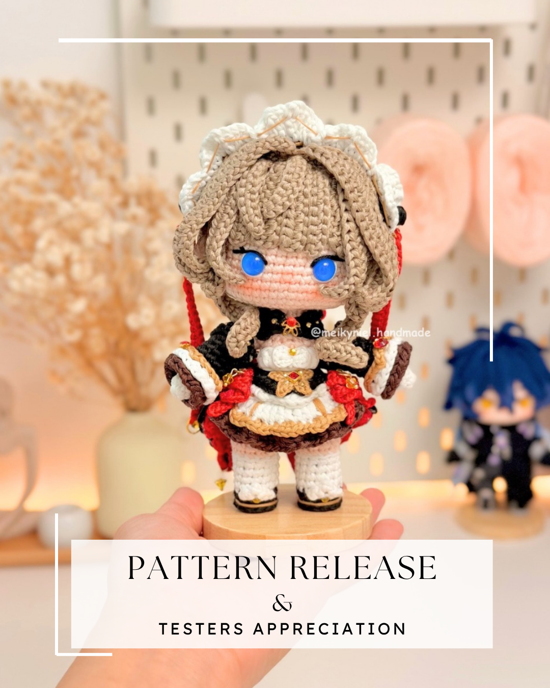 Crochet PDF Pattern: "SANDRONE" Chibi Amigurumi