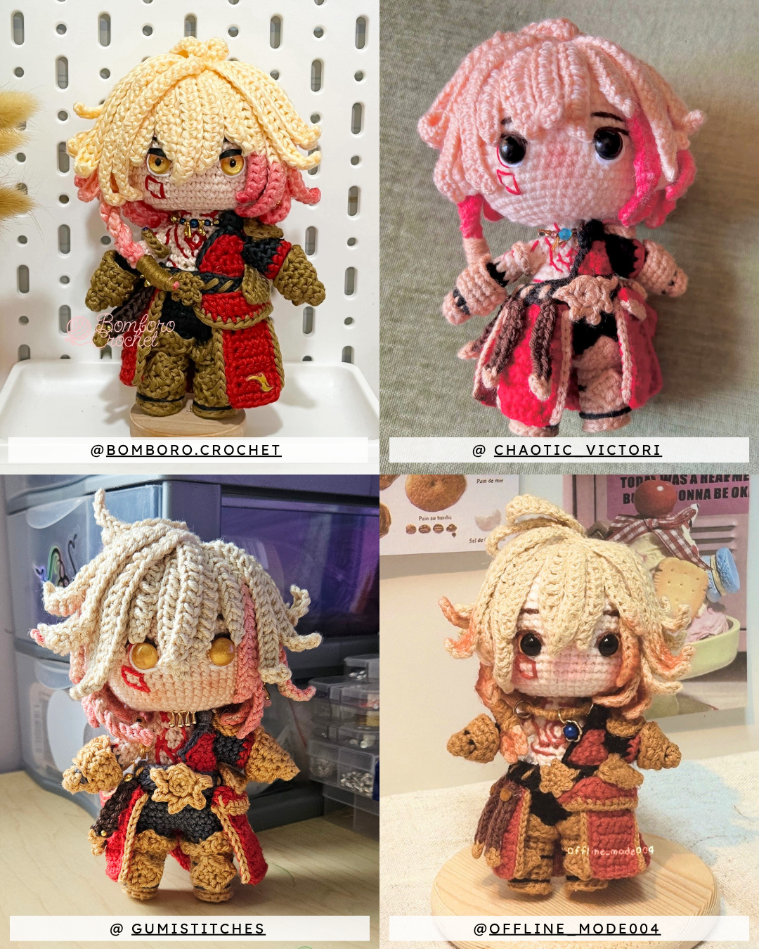 Crochet PDF Pattern: "MYDEI" Chibi Amigurumi