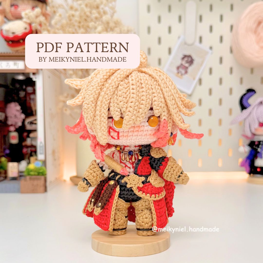 Crochet PDF Pattern: "MYDEI" Chibi Amigurumi