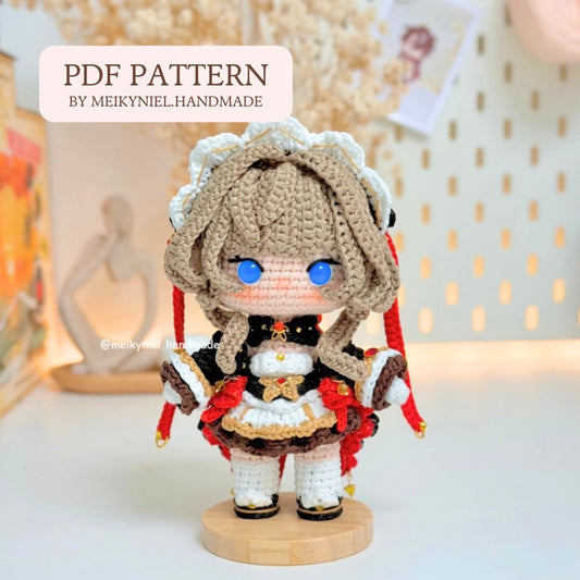 Crochet PDF Pattern: "SANDRONE" Chibi Amigurumi