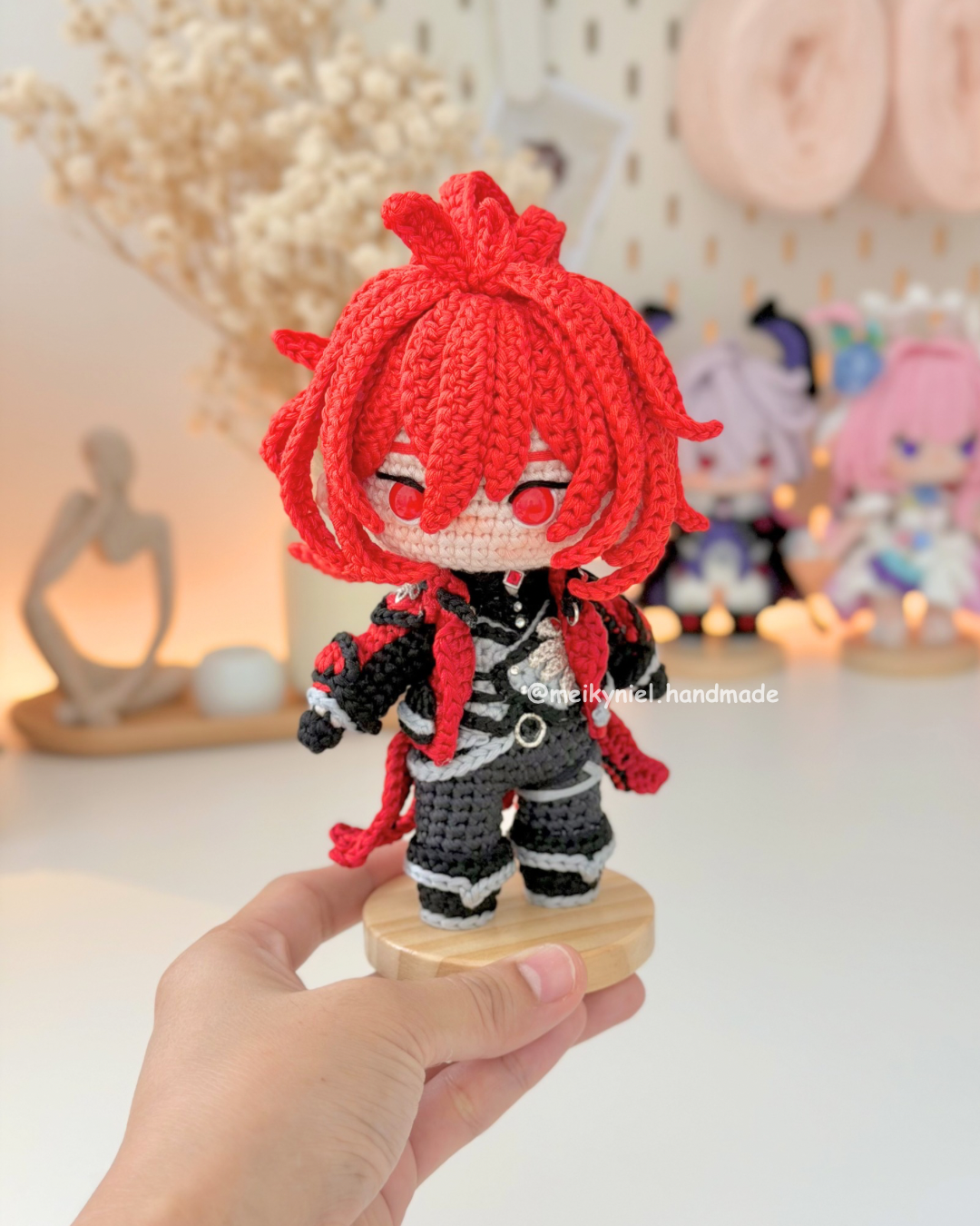Crochet PDF Pattern: "DILUC" Chibi Amigurumi