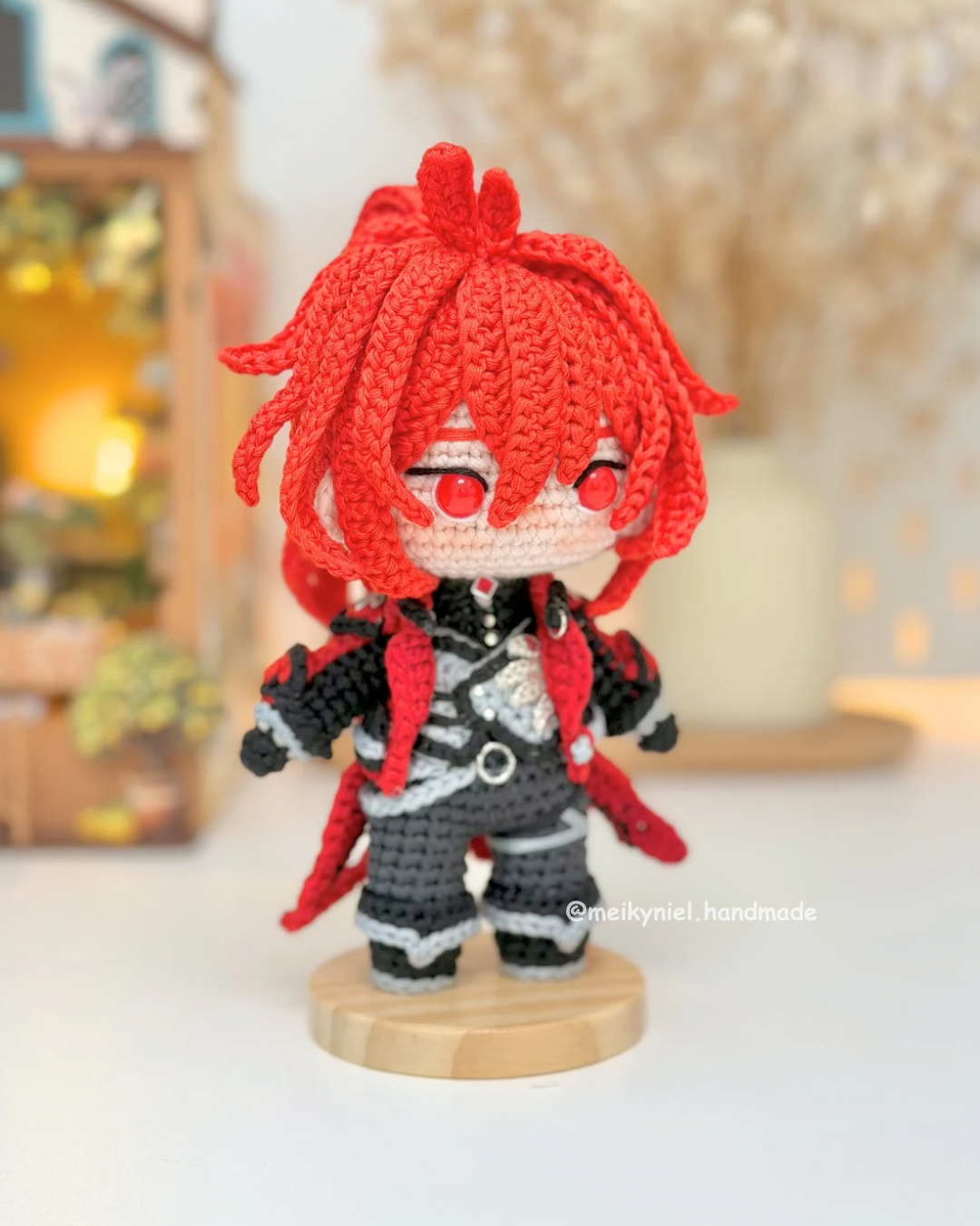 Crochet PDF Pattern: "DILUC" Chibi Amigurumi