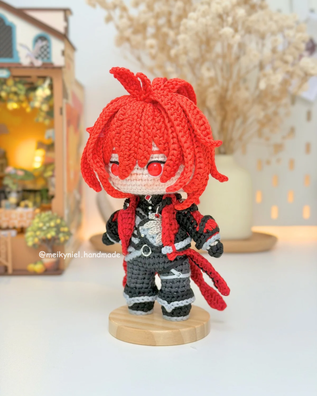 Crochet PDF Pattern: "DILUC" Chibi Amigurumi