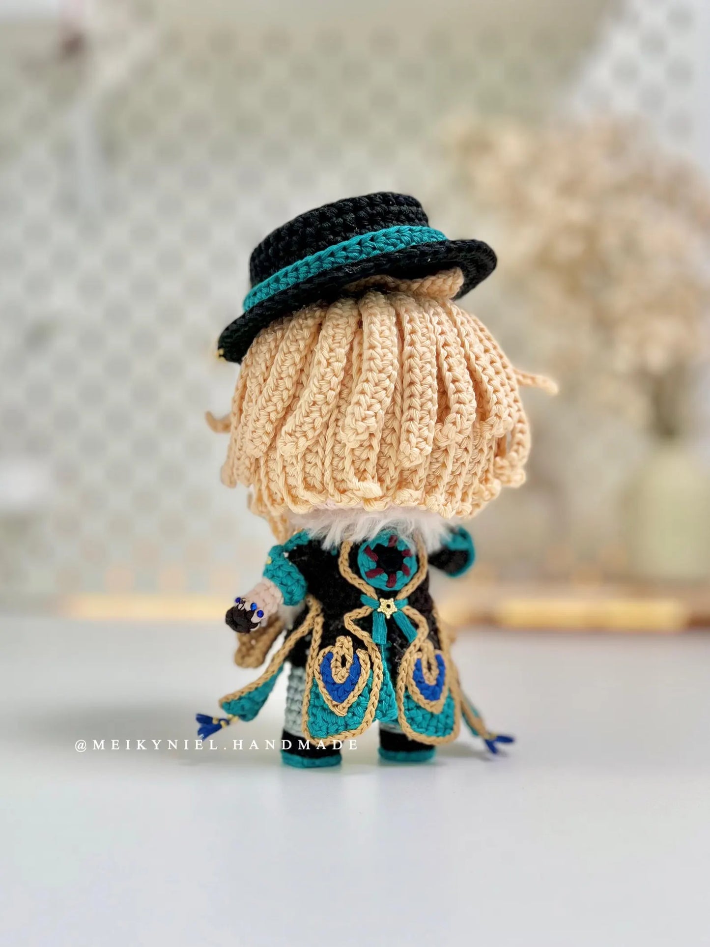 Crochet PDF Pattern: "AVENTURINE" Chibi Amigurumi