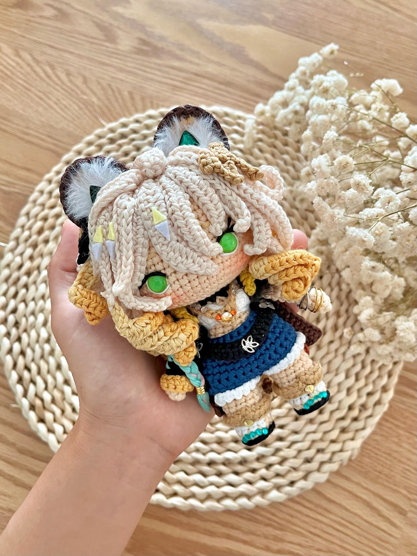 Crochet PDF Pattern: "XILONEN" Chibi Amigurumi