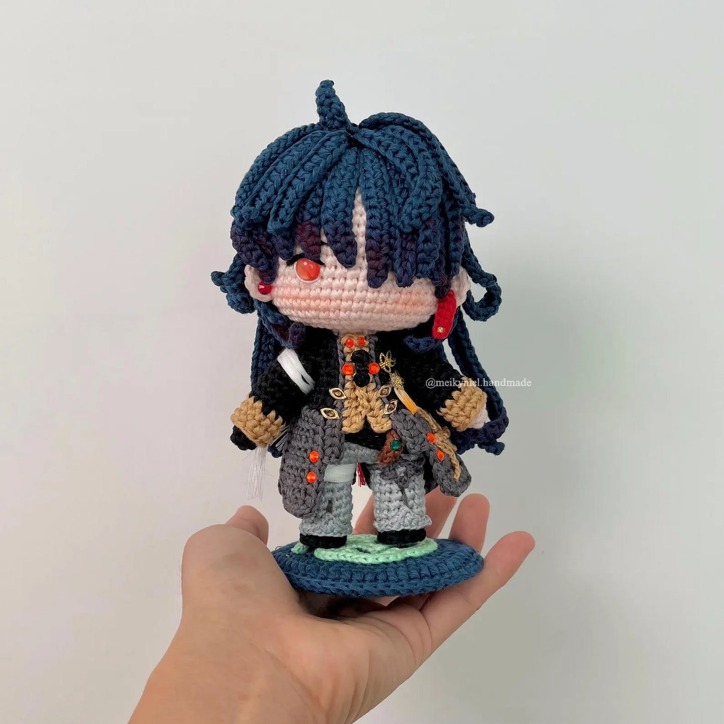 Crochet PDF Pattern: "BLADE" Chibi Amigurumi