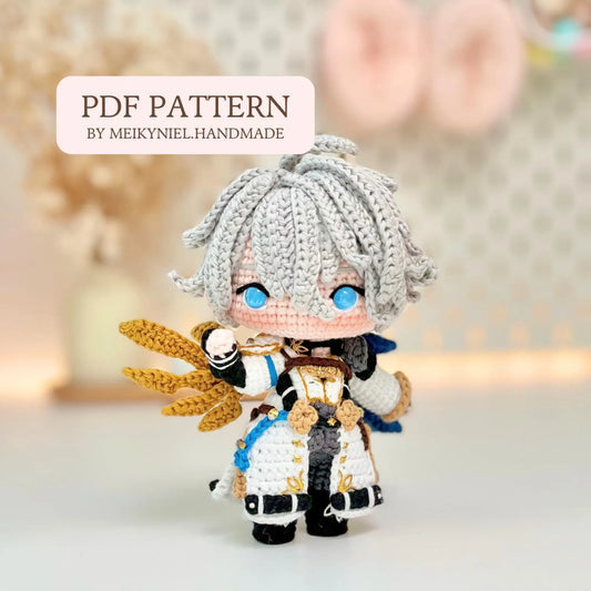 Crochet PDF Pattern: "PHAINON" Chibi Amigurumi