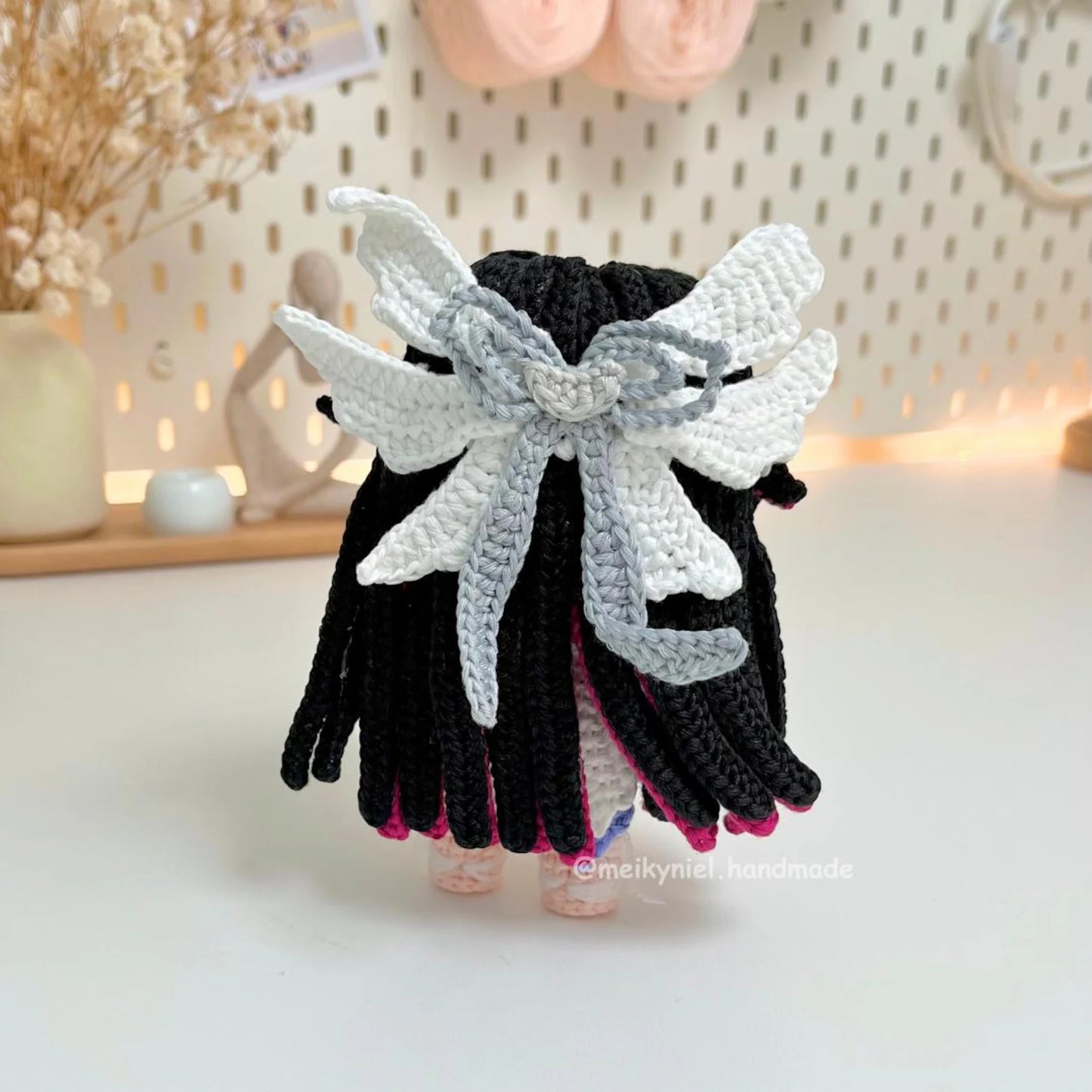 Crochet PDF Pattern: "COLUMBINA" Chibi Amigurumi