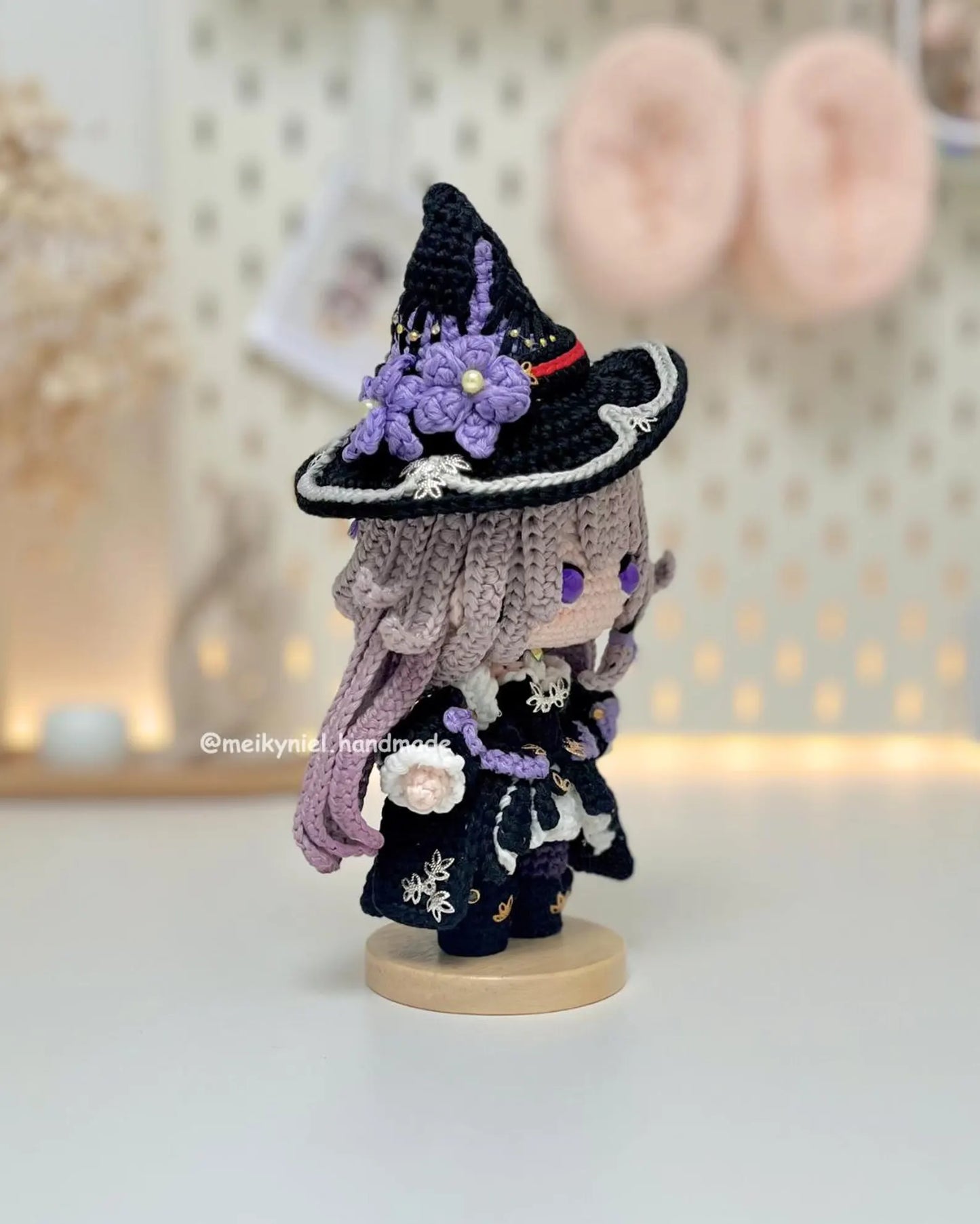 Crochet PDF Pattern: "THE HERTA" Chibi Amigurumi