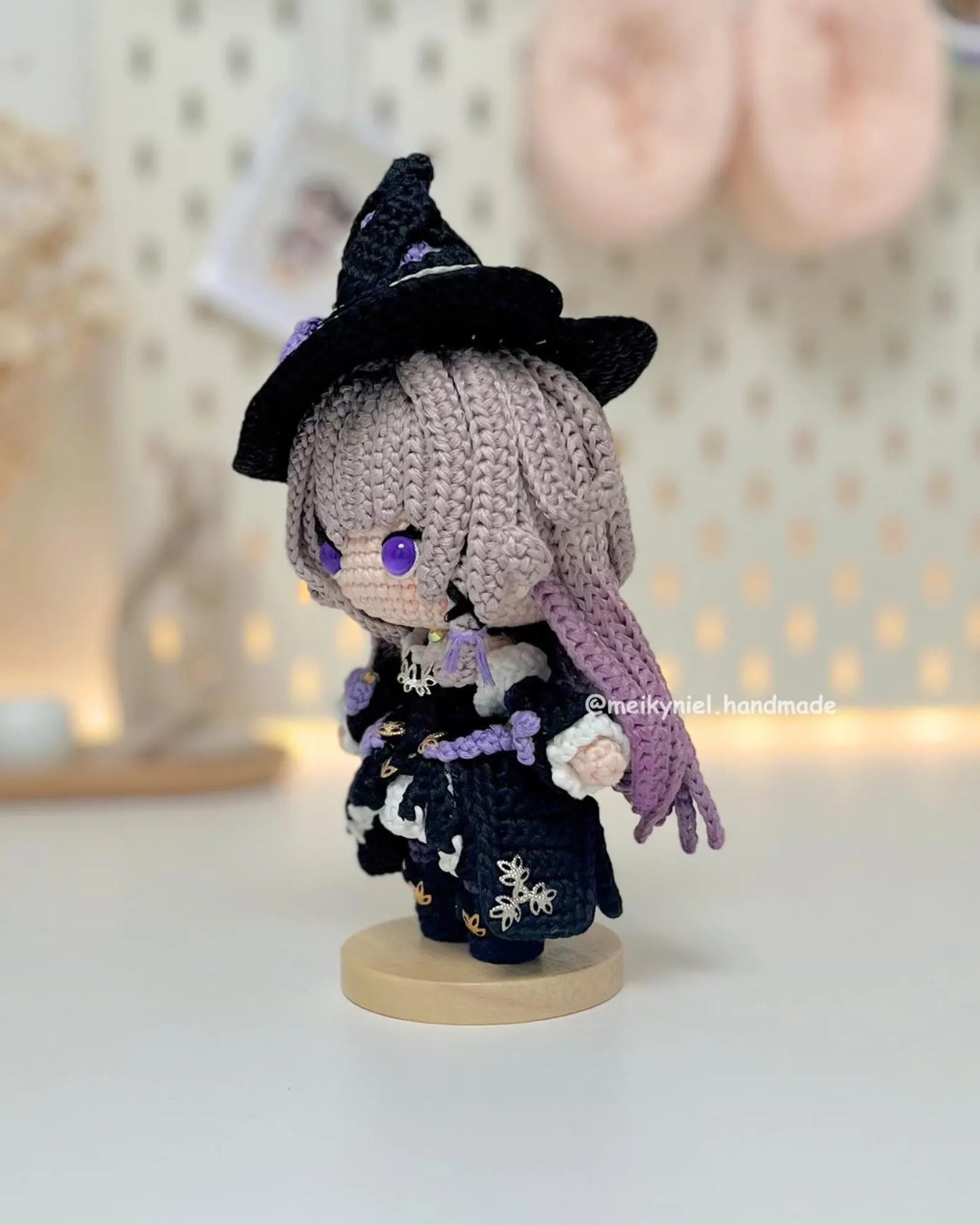 Crochet PDF Pattern: "THE HERTA" Chibi Amigurumi