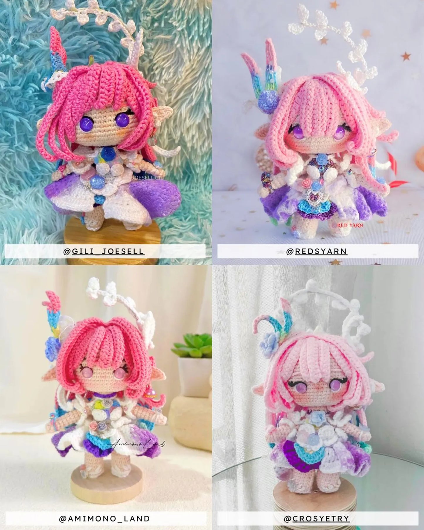 Crochet PDF Pattern: "CYRENE" Chibi Amigurumi
