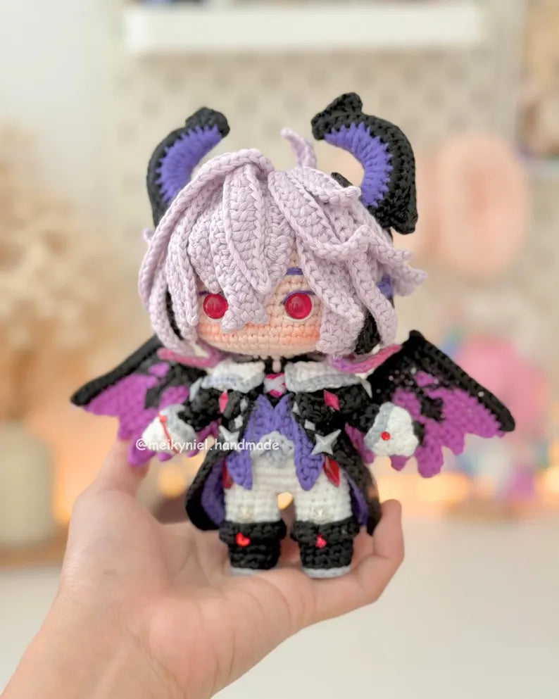 Crochet PDF Pattern: "DURIN" Chibi Amigurumi