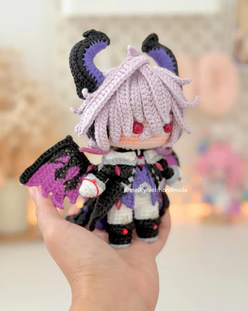 Crochet PDF Pattern: "DURIN" Chibi Amigurumi