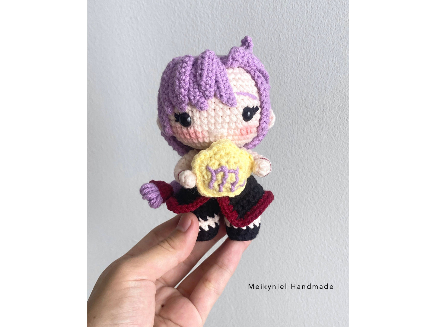 Crochet Doll Pattern : Chibi Star Sign "Scorpio" Amigurumi Crochet Doll