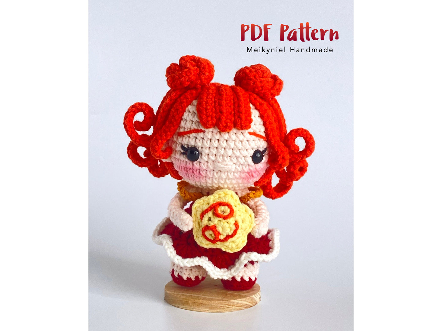 Crochet Doll Pattern : Chibi Star Sign "Cancer" Amigurumi Crochet Doll
