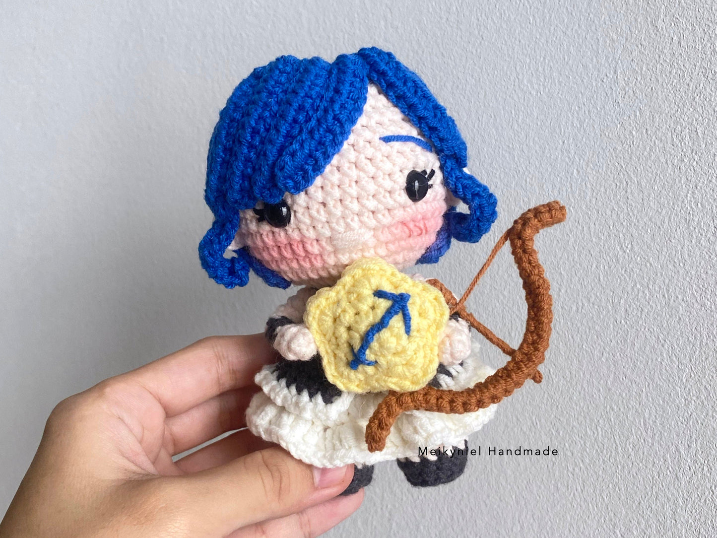 Crochet Doll Pattern : Chibi Star Sign "Sagittarius" Amigurumi Crochet Doll