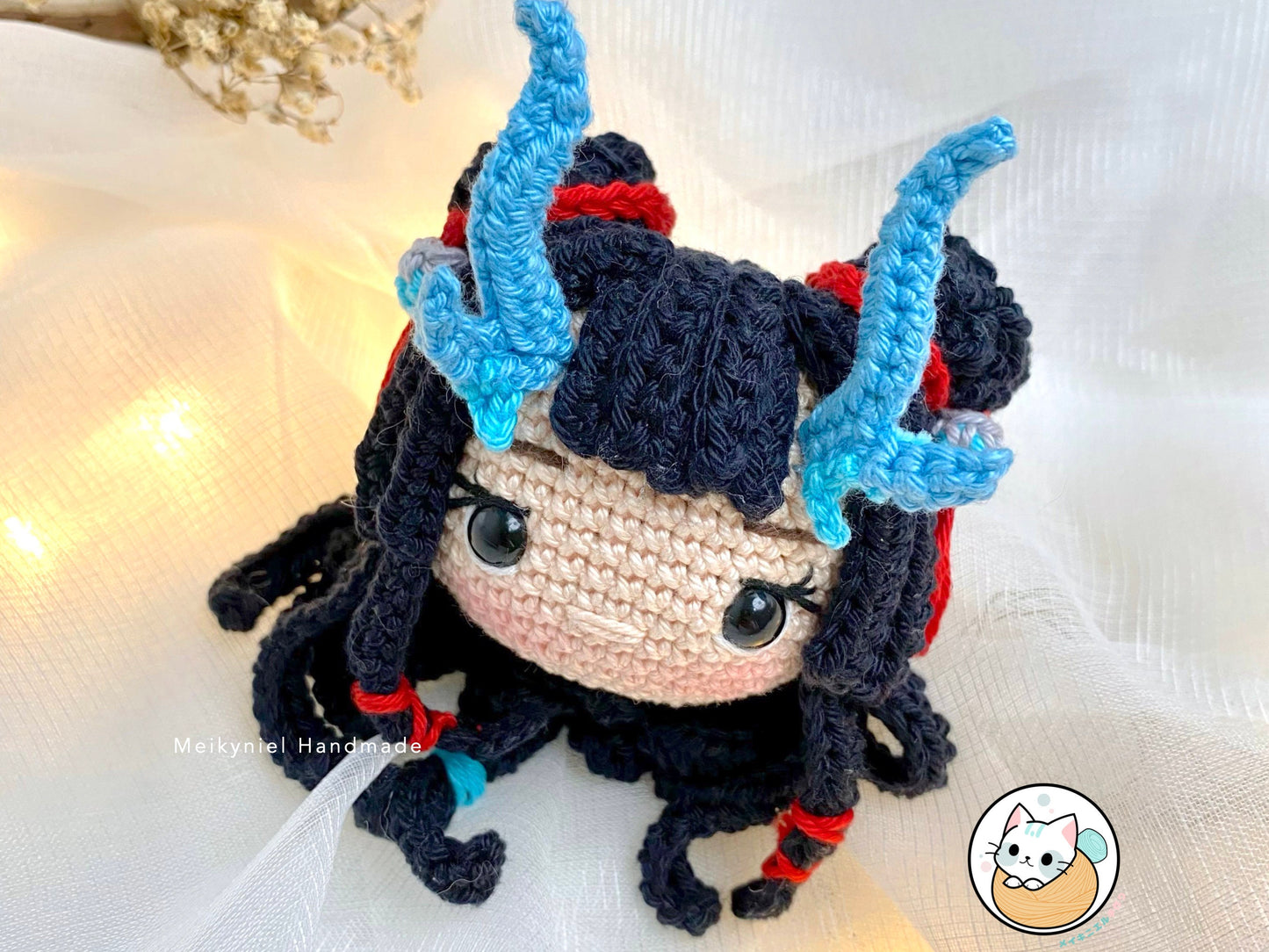 Crochet PDF Pattern : Chibi Amigurumi "Kagura"