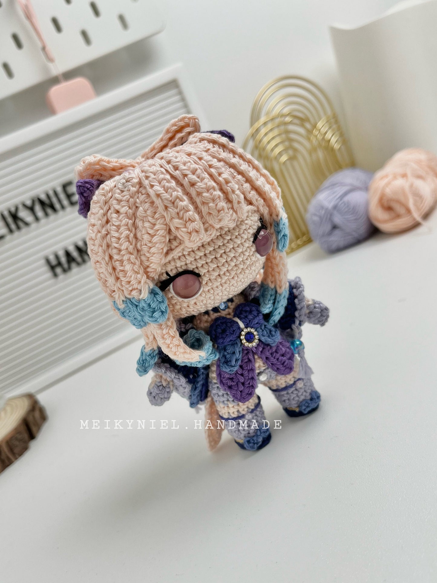 Crochet PDF Pattern: "Kokomi" Chibi Amigurumi
