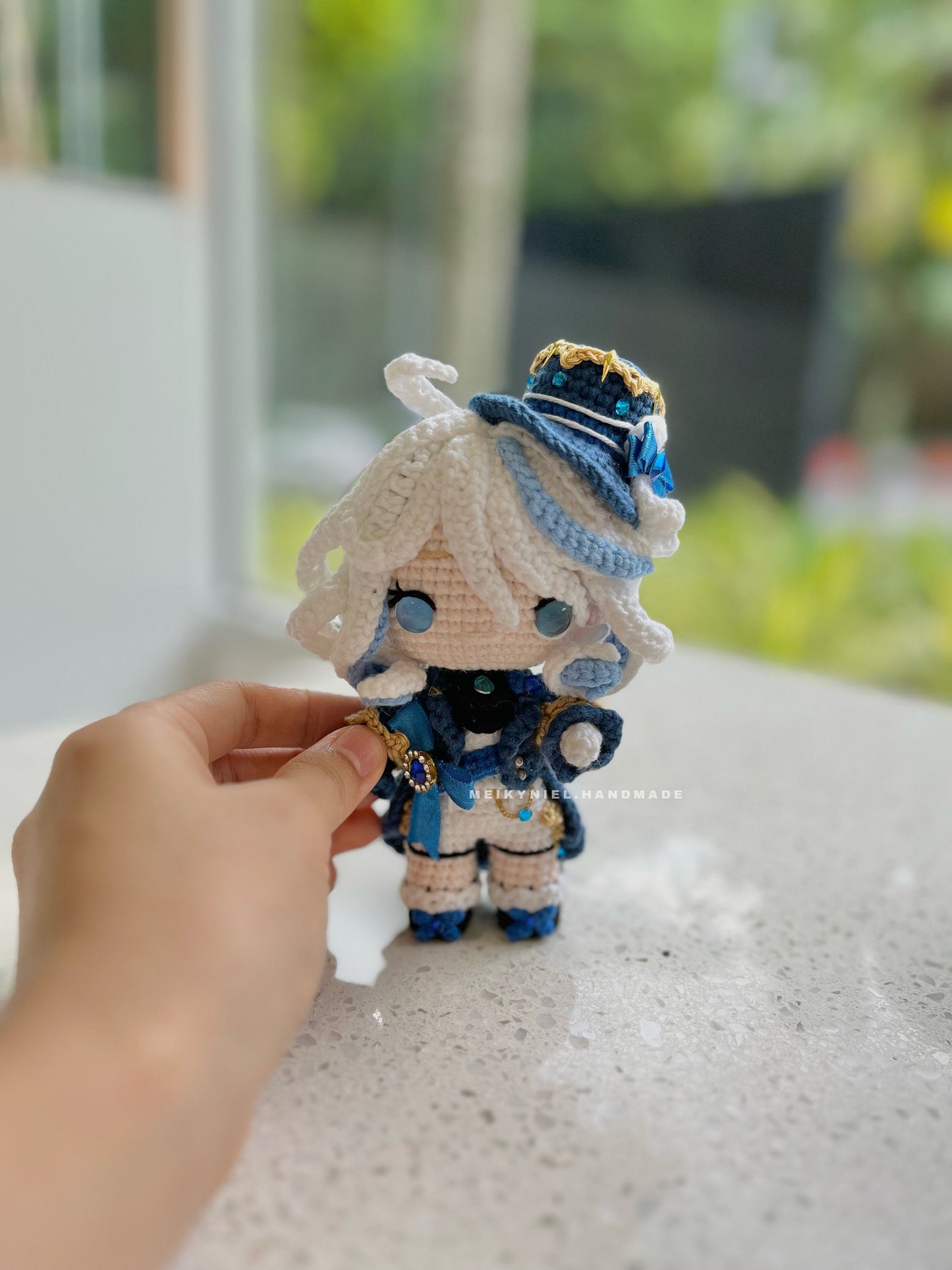Crochet PDF Pattern: "FURINA" Chibi Amigurumi