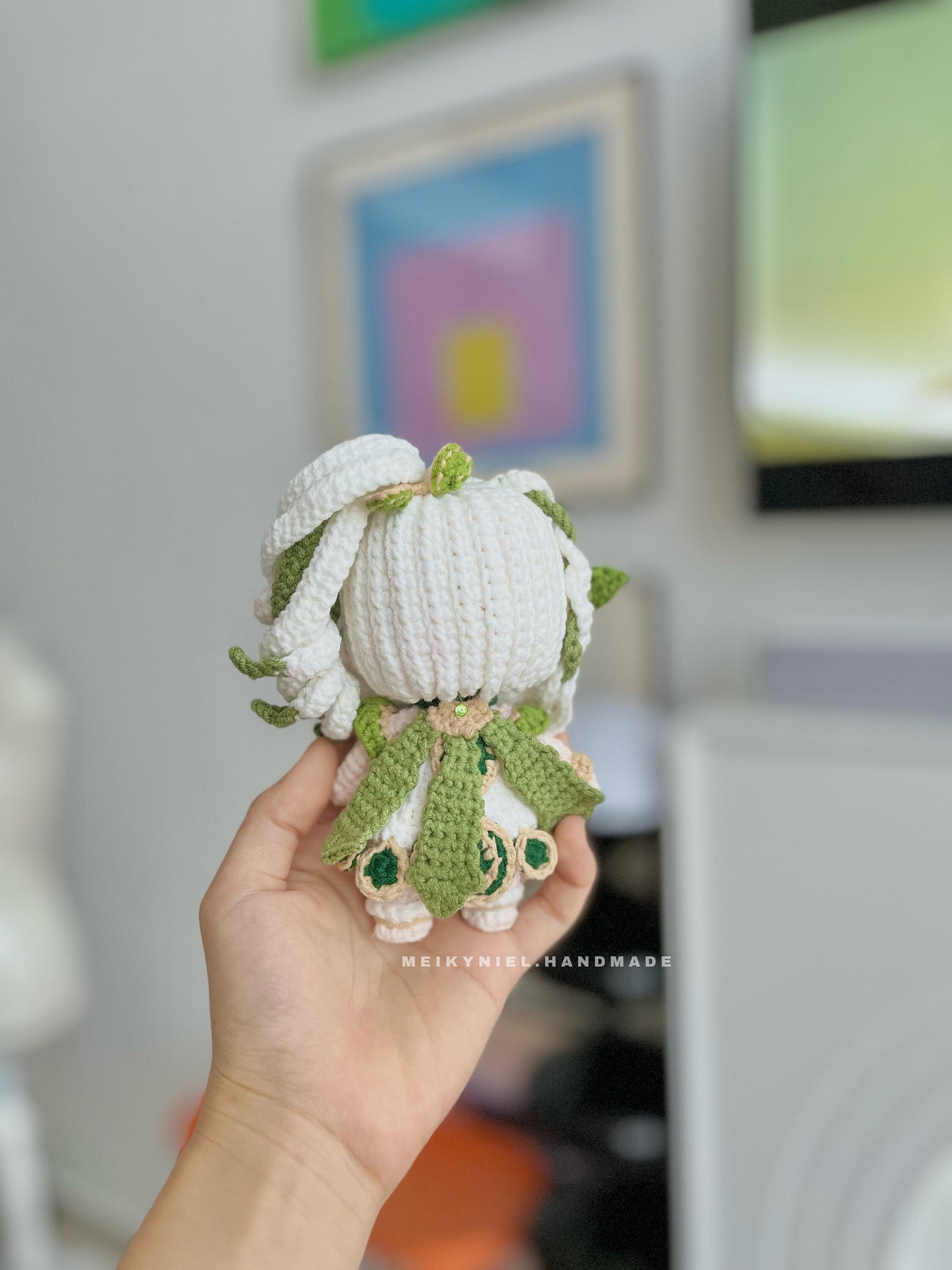 Crochet PDF Pattern: "NAHIDA" Chibi Amigurumi