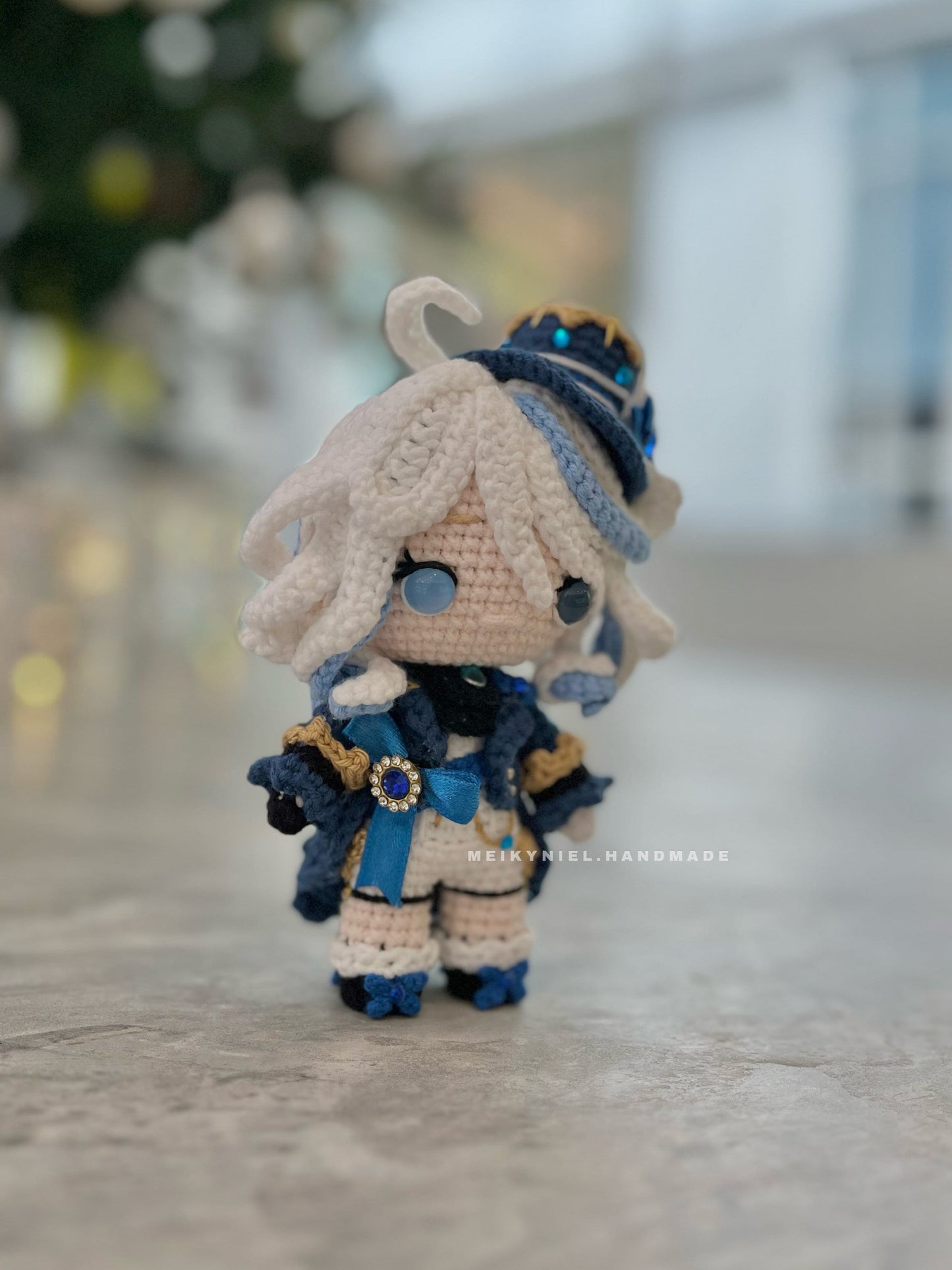 Crochet PDF Pattern: "FURINA" Chibi Amigurumi