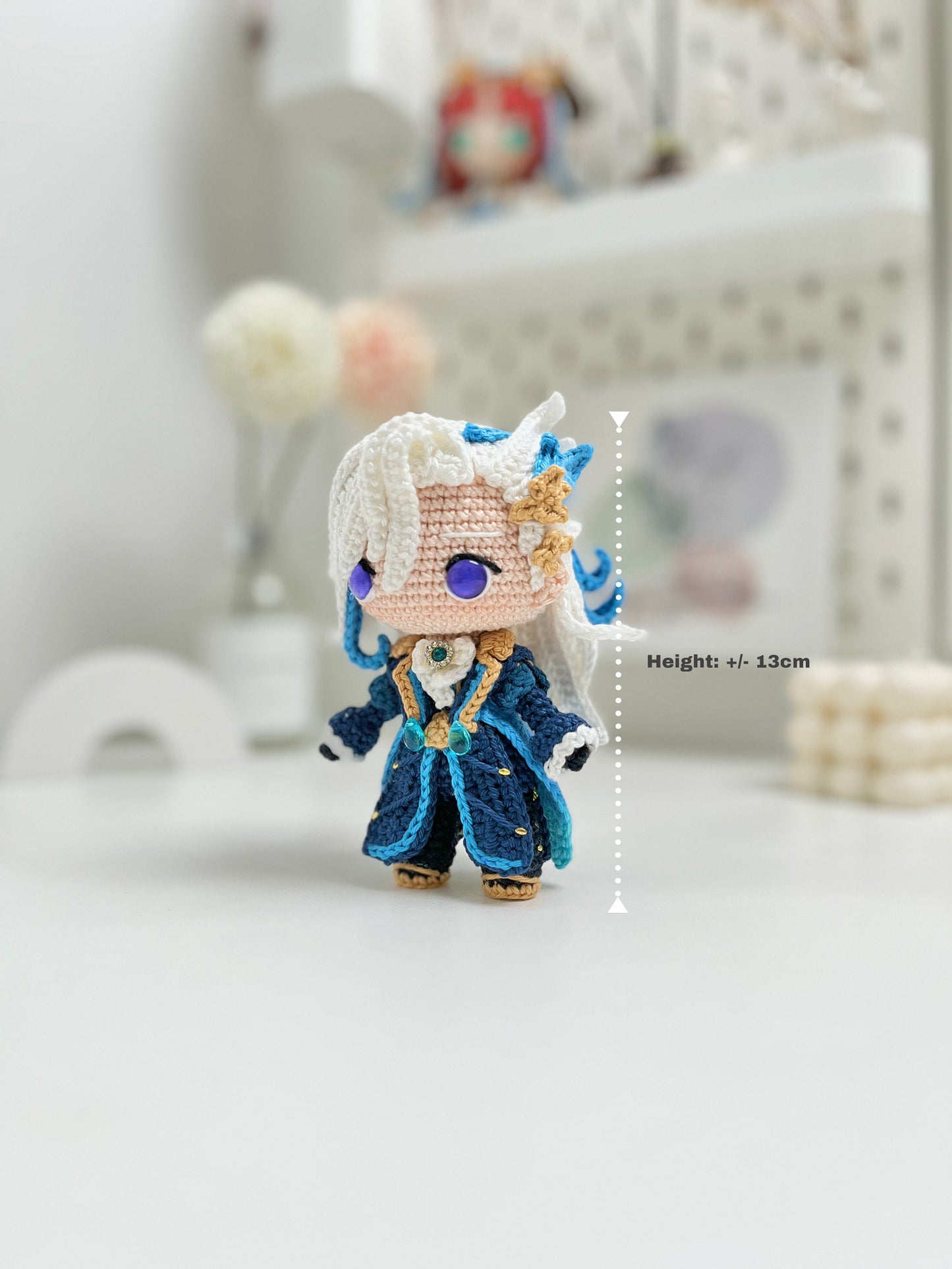 Crochet PDF Pattern: "NEUVILLETTE" Chibi Amigurumi