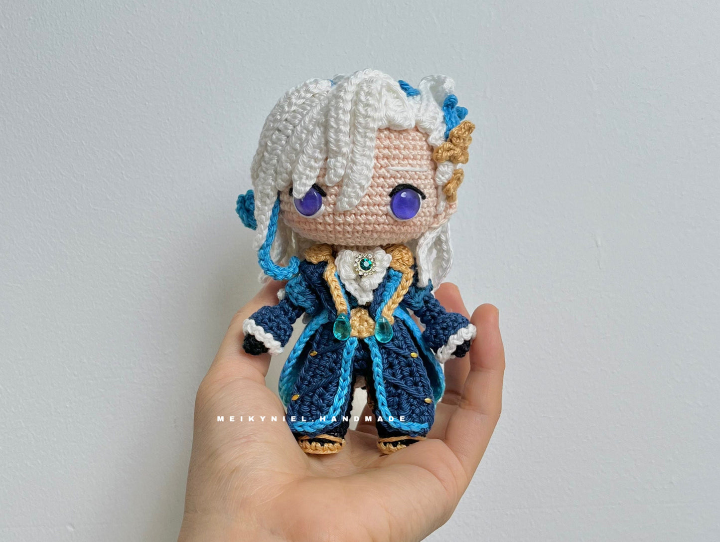 Crochet PDF Pattern: "NEUVILLETTE" Chibi Amigurumi