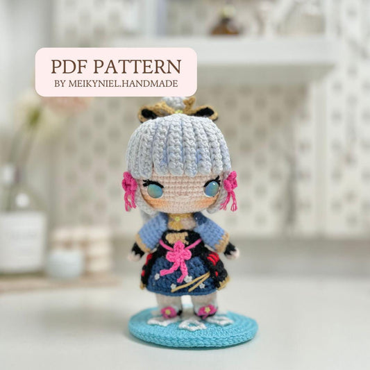 Crochet PDF Pattern: "AYAKA" Chibi Amigurumi