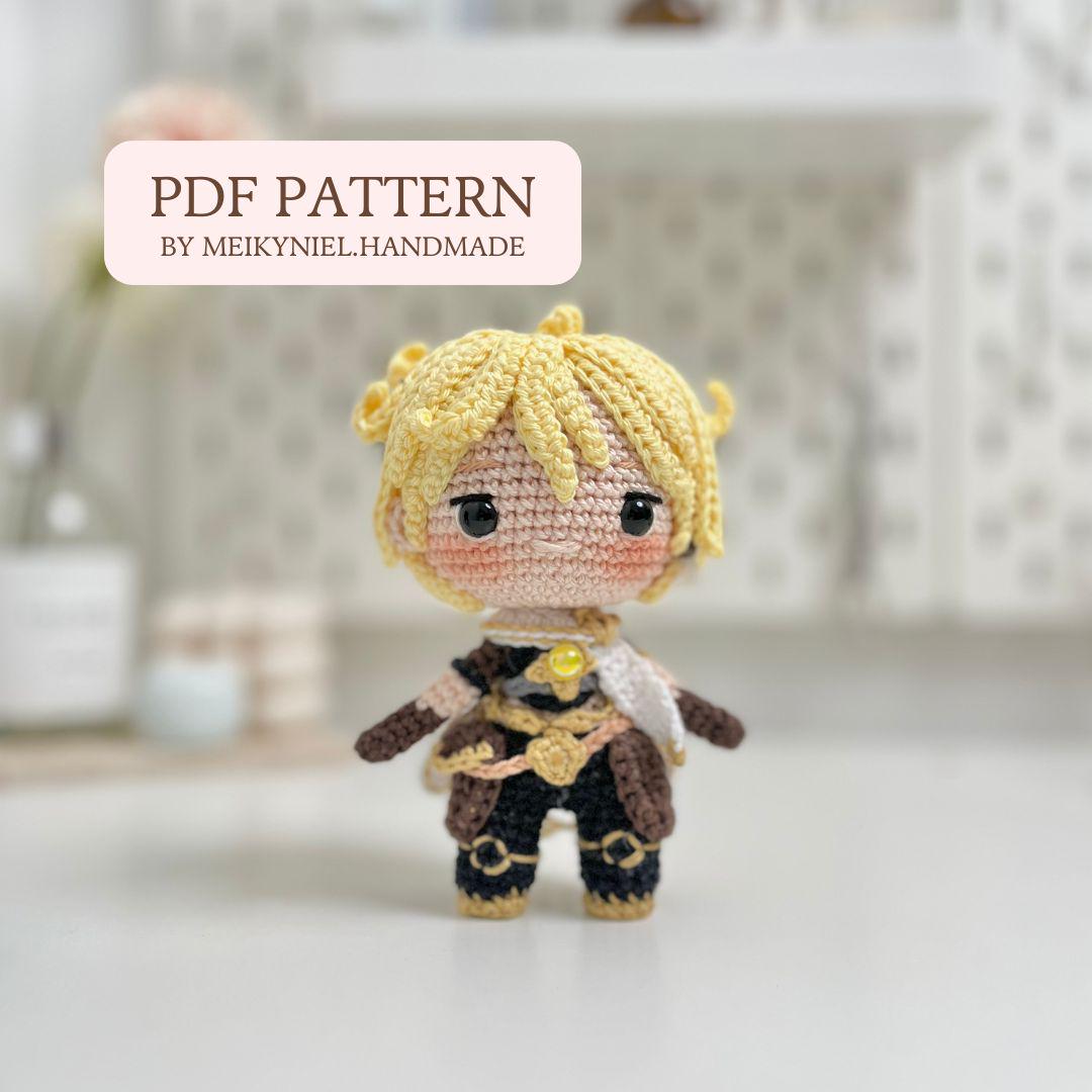 Crochet PDF Pattern : "Aether" Chibi Amigurumi