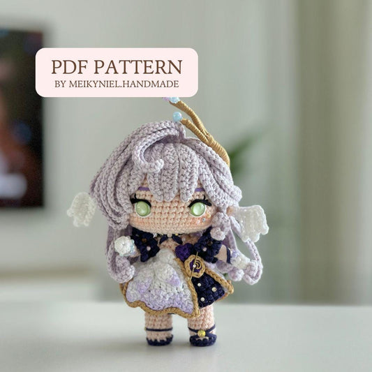 Crochet PDF Pattern: "ROBIN" Chibi Amigurumi
