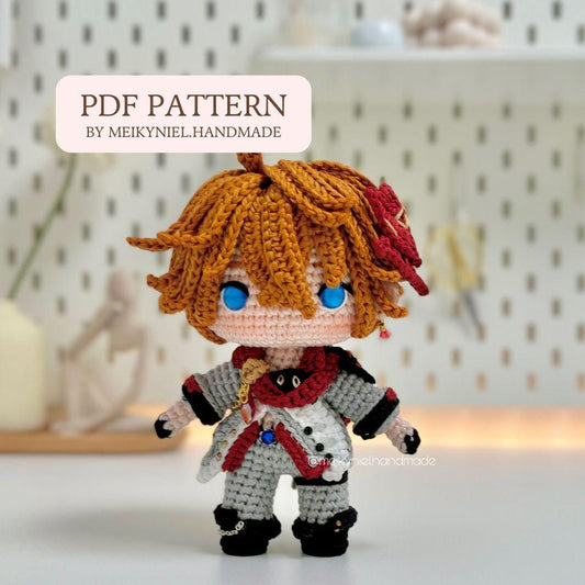 Crochet PDF Pattern: "CHILDE" Chibi Amigurumi