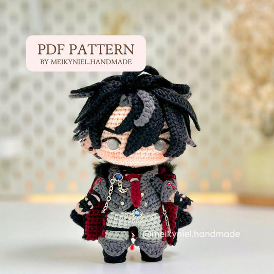 Crochet PDF Pattern: "WRIOTHESLEY" Chibi Amigurumi